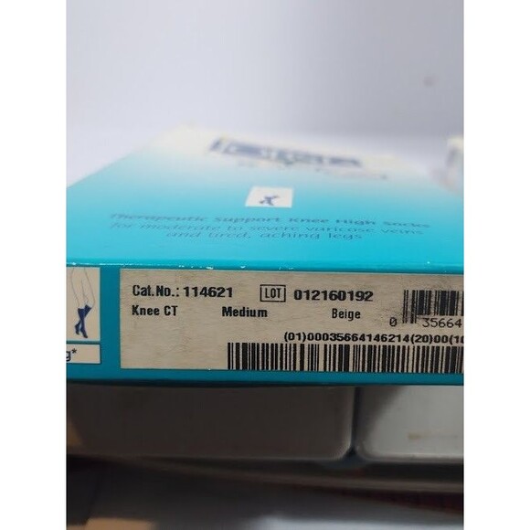 Jobst Medical Legwear Relief Knee High Compression Socks Medium Beige - Picture 11 of 13